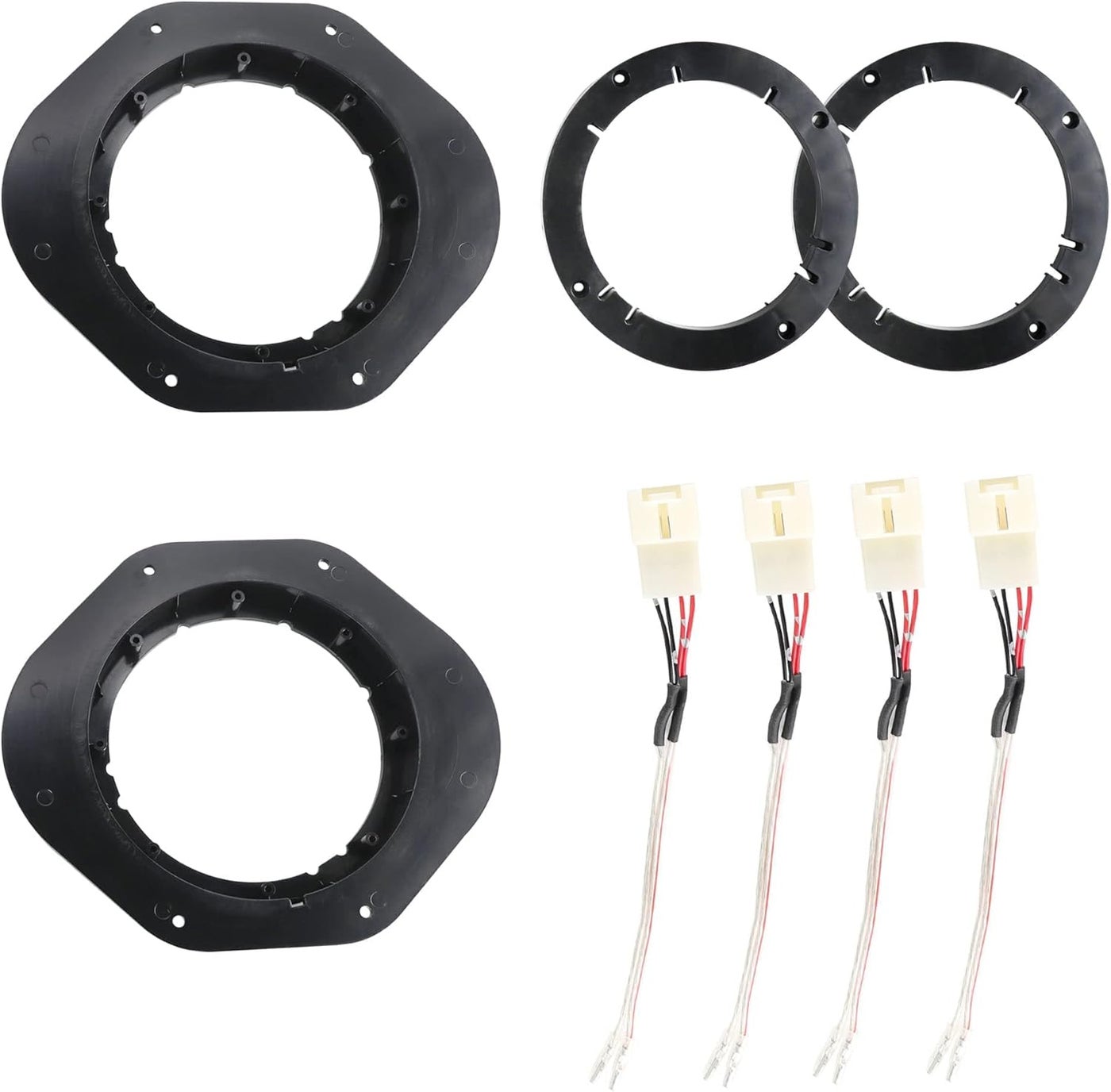 NuIth 6.5 Inch Front Door Speaker Adapter Spacer…