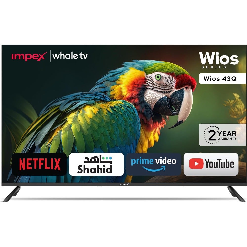 Whale OS 43 Inch FHD QLED Smart TV Wios43Q…