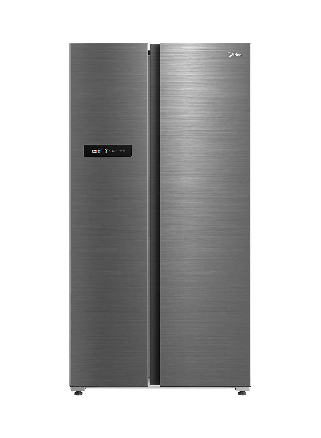 Compare 791L Gross & 569L Net Side By Side Smart Refrigerator With Color Display, Frost Free, WiFi Connectivity, Voice Assistant, MultiAir Flow, Inverter Quattro MDRS791MIE46AE Silver at KSA Price