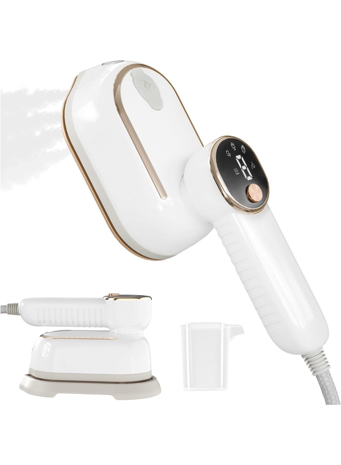 Portable Travel Steamer Iron for Clothes with LCD…