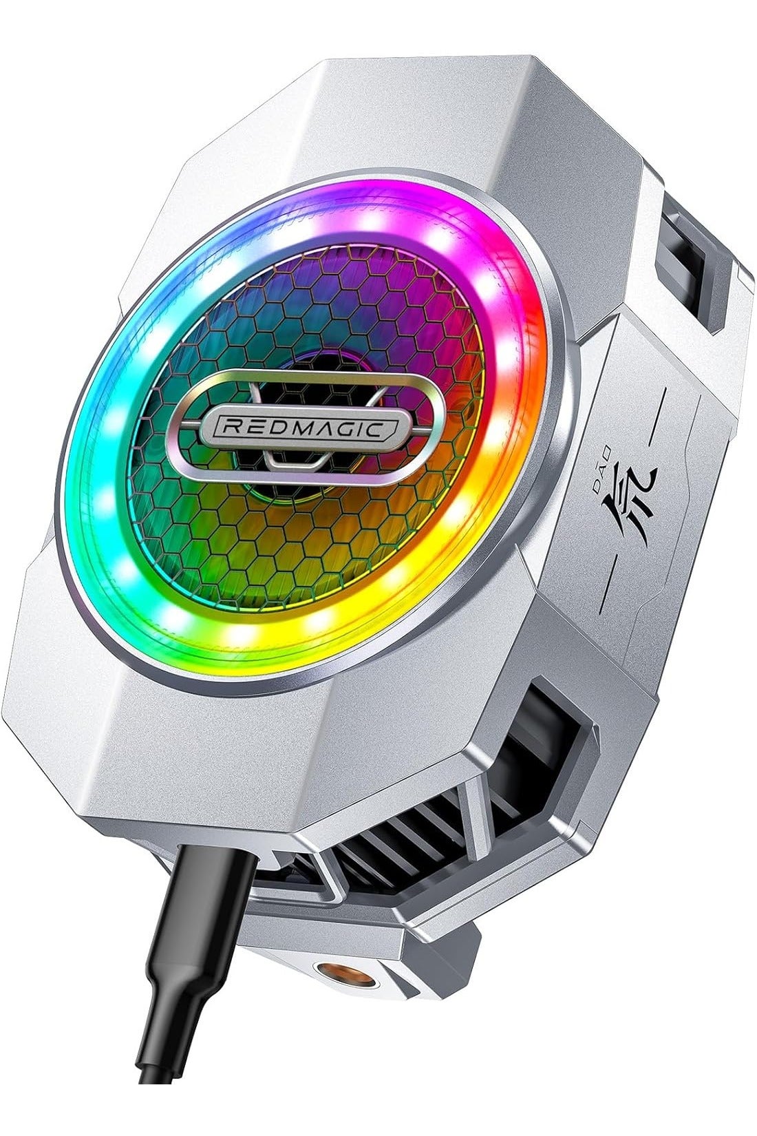 Compare Phone Cooler RedMagic 6 – 30W RGB Gaming Fan with Retractable Clip & Graphene Heatsink | Retractable Mobile Cooler for Android & iPhone Fits 6.9–8.4?cm, Perfect for PUBG, COD & More at KSA Price