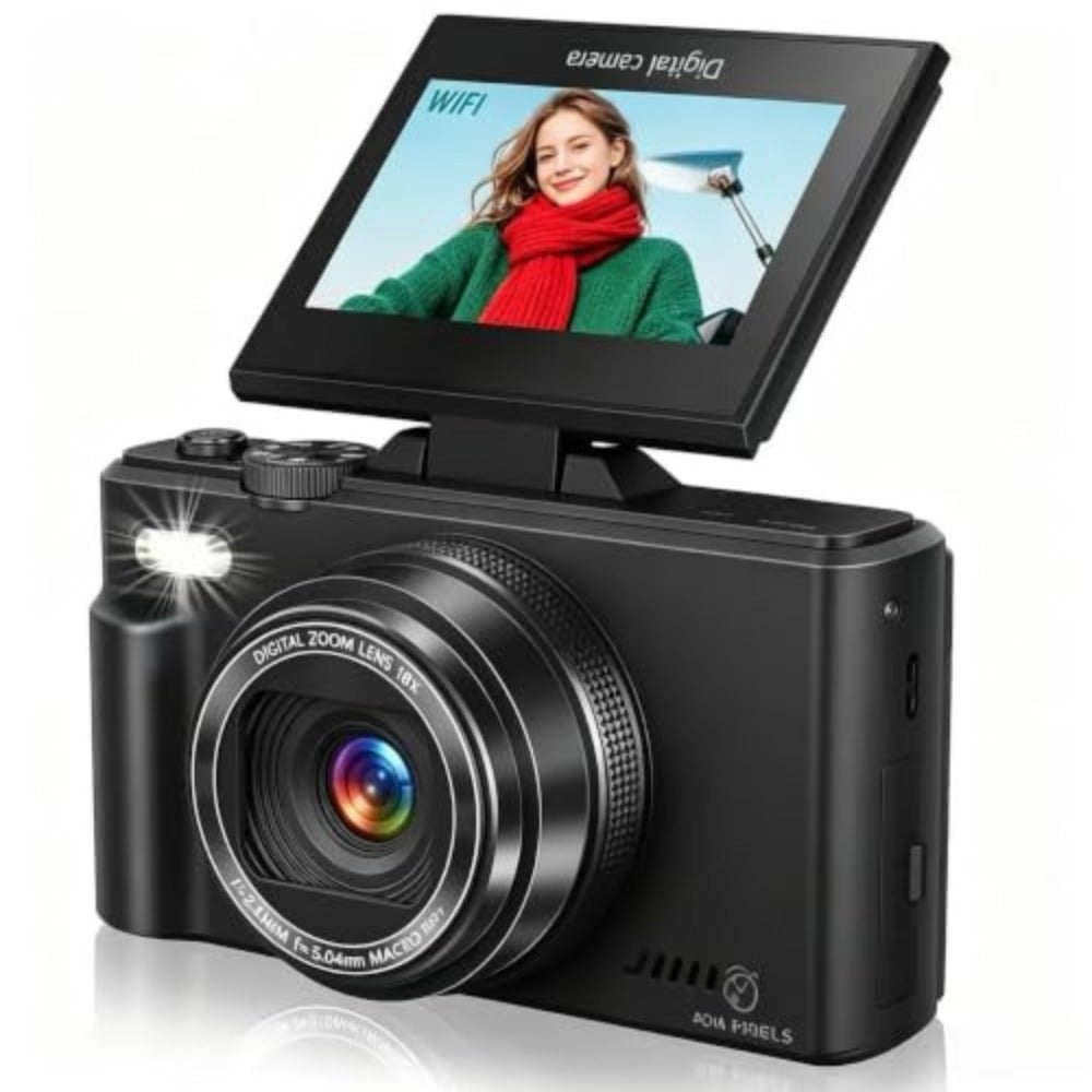 5K Digital Camera, 75MP WiFi Point and Shoot…