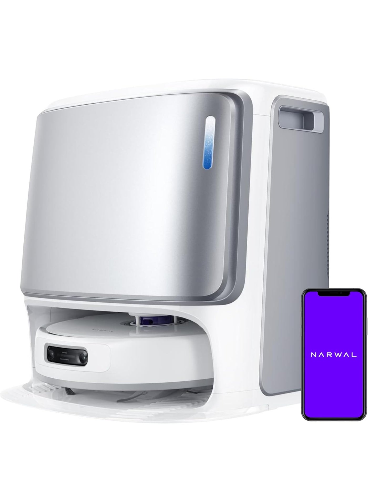 Compare Freo Z Ultra Robot Vacuum and Mop Combo, Dual RGB Cameras and Chips, AI Avoidance, 12000Pa Suction, RealTime Decisions, Adaptive HotWater Self Wash & Self Emptying, Pet Hair, Quiet, White at KSA Price