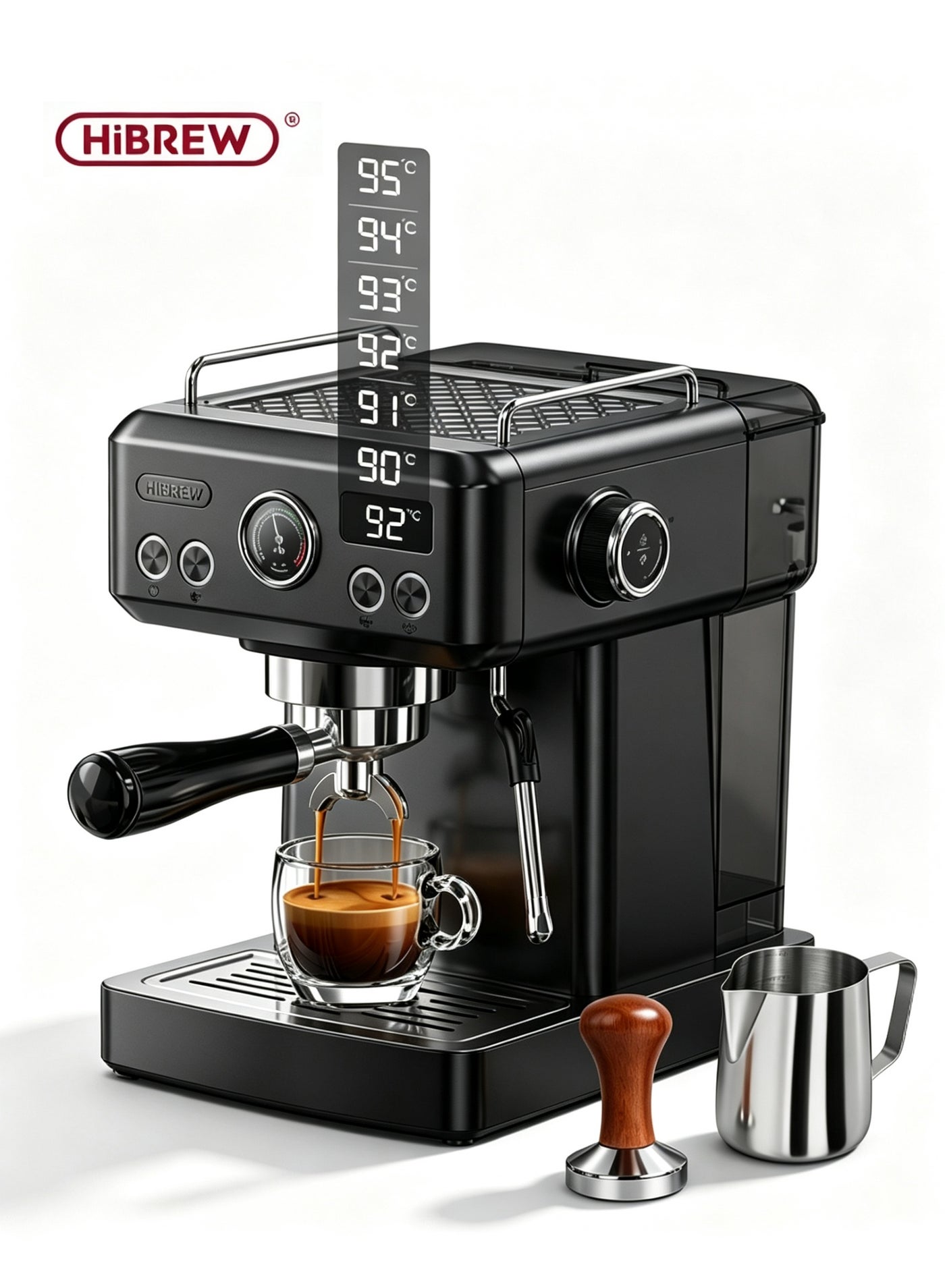 HiBREW H10A 20Bar Semi Automatic Espresso Coffee Machine…