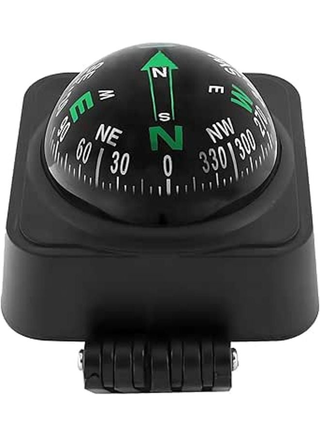 Small Car Compass Black 27mm Adjustable Dashboard…