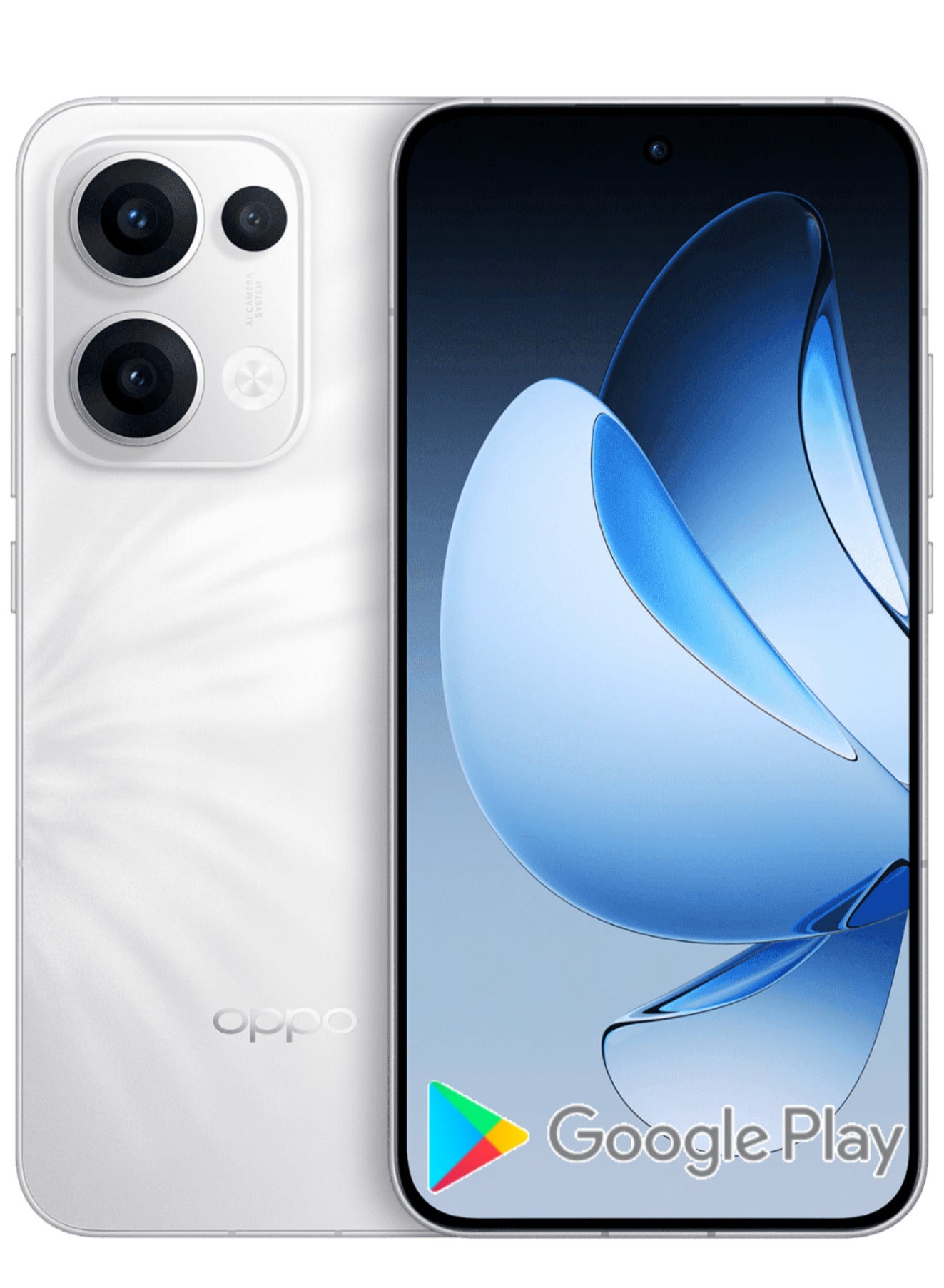 Compare Reno 13 Mobile 12GB+256GB White features a 6.7inch FHD+ AMOLED display with a 120Hz refresh rate, a 240Hz touch sampling rate, a 2,160Hz PWM dimming rate, Mediatek Dimensity 8350 chipset with Google play Chinese version at KSA Price