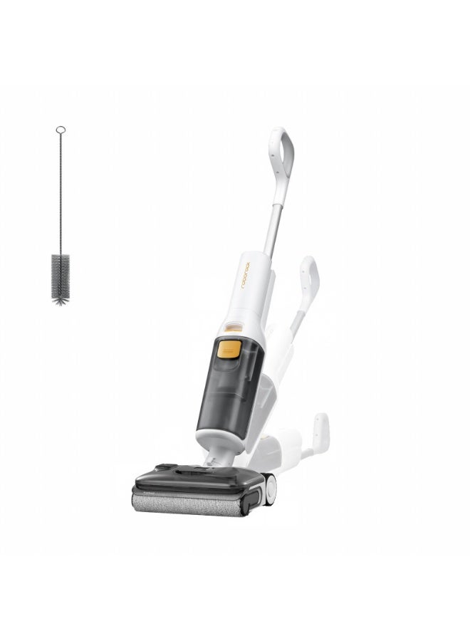 Compare Roborock F25 RT Gen 2 Vacuum Mop, Wet Dry Cordless Vacuum Cleaner with Upgraded Larger Wheels, 20000Pa Floor Cleaner Machine for Hard Floor, Edge to Edge Self Cleaning Electric Mop with 180° LieFlat at KSA Price