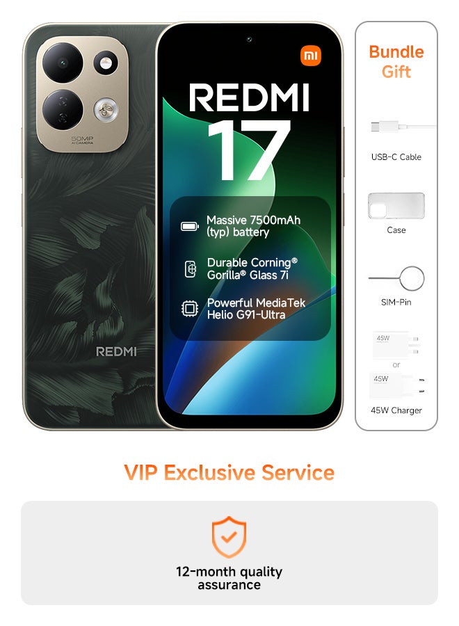 Redmi 17 Dual SIM 4G Oak Green 6GB…