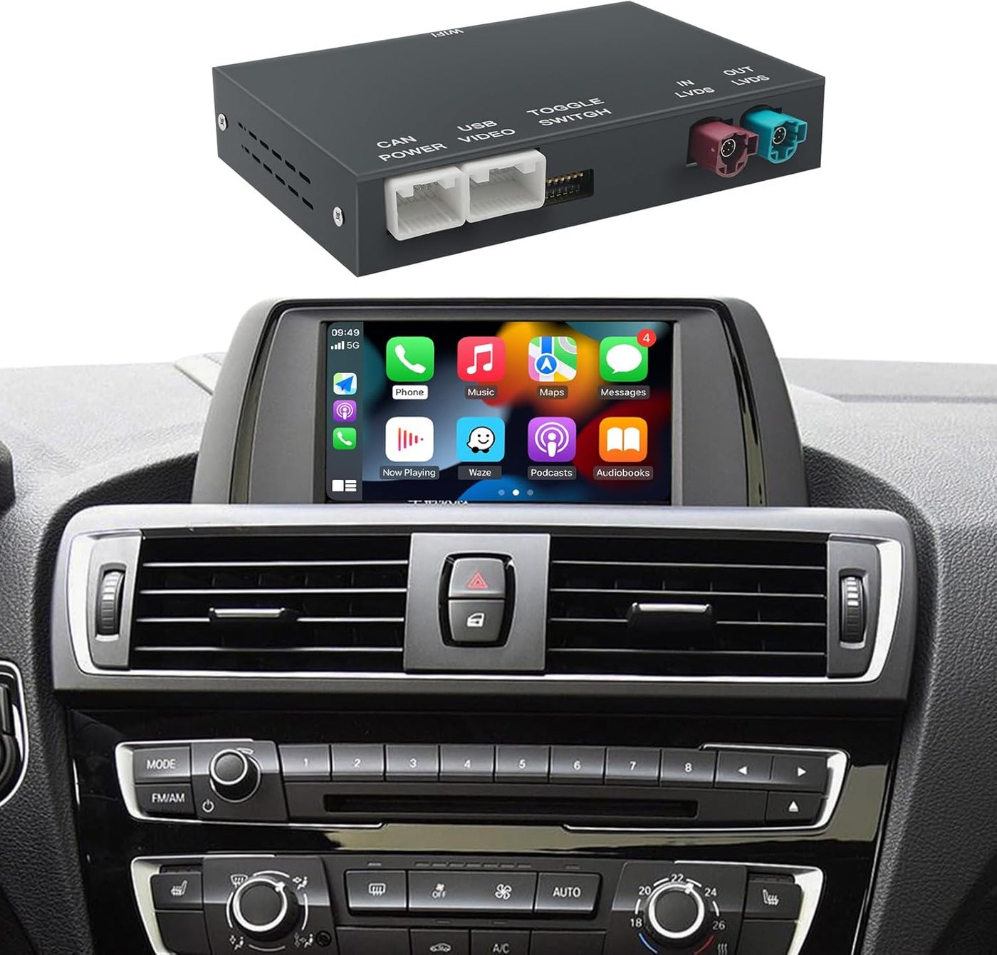 Compare AUTOABC Wireless CarplayAndroid Car Modification Module for BMW NBT System 34567 Series X1X3X4X5X6 20122016 Support Mirrorlink and OEM Car Functions at KSA Price