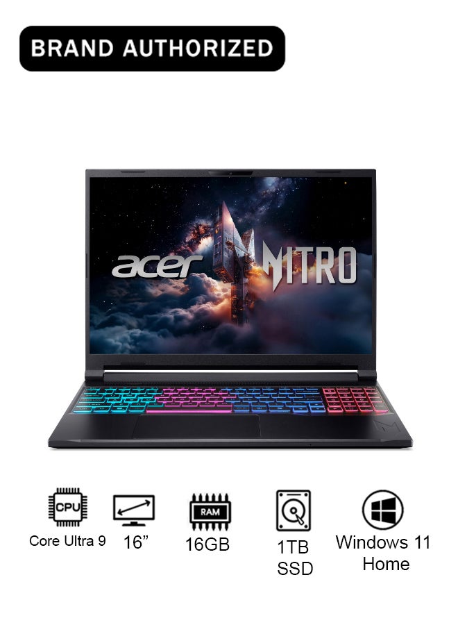 Compare Nitro V16S Slim Gaming Laptop 14th Gen Intel Core 9270H 14 Cores Upto 5.8GHz16GB DDR5 RAM1TB SSD Storage8GB NVIDIAÂ®GeForceÂ®RTX 5070 Graphics16 WQXGA IPS 180Hz DisplayW11Killer WiFi64Zone RGB KBThunderbolt 4 EnglishArabic Keyboard EnglishArabic Black at KSA Price