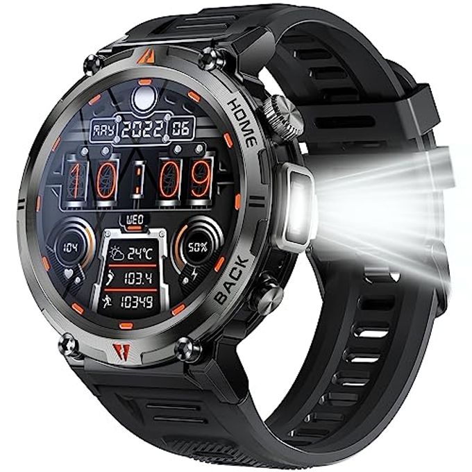 Military Smart Watch For Men Tactical Rugged…