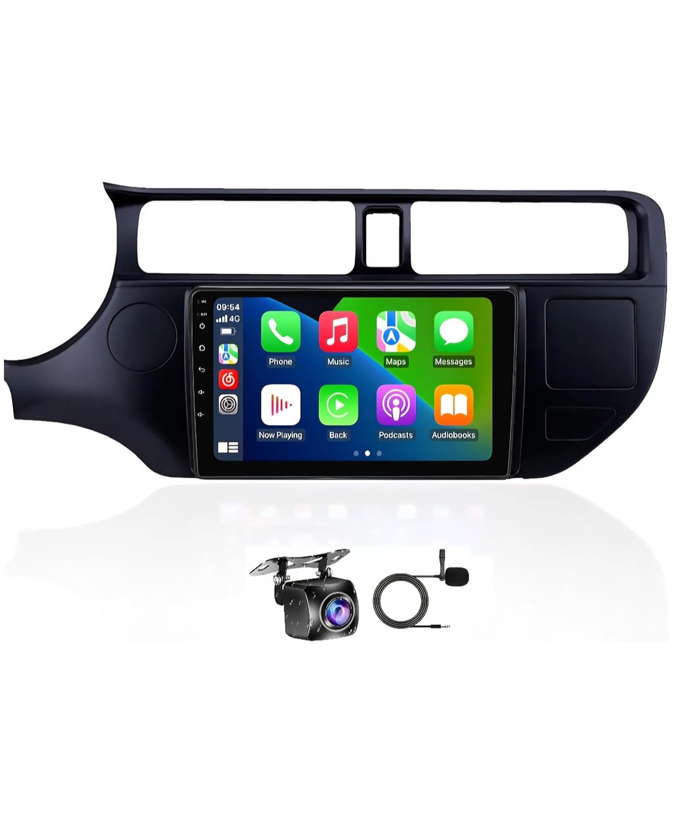 Compare Fit Kia Rio Car Stereo Android Screen 2012–2014 with Apple CarPlay & Android Auto Wireless, 2+32GB 4Core, WiFi, DSP, FMAM Radio, Bluetooth, AHD Rear Camera Included, Fast Interface Touch Display at KSA Price