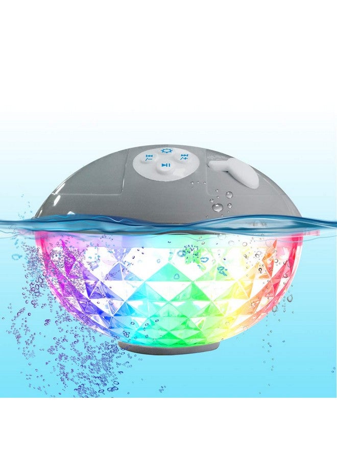 Compare Pool Speaker With Colorful Lights Floating Bluetooth Speaker Ipx7 Waterproofbuiltin Miccrystal Clear Stereo Sound Speakers Bluetooth Wireless 50Ft Range For Home Shower Pool Outdoor Travel at KSA Price