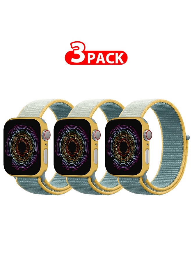 3 Pack Nylon Sport Loop Band Compatible with Apple…