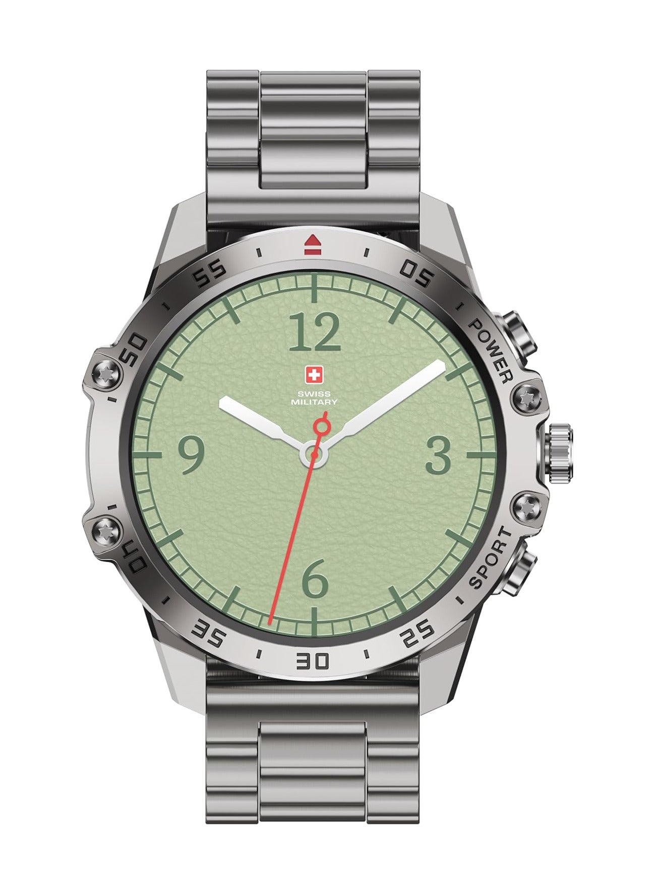 Compare Swiss Military DOM5 Smartwatch 1.43 AMOLED, Bluetooth Calling, Multi Language, Health & Sports Tracking, Wireless Charging, 7 Days Battery at KSA Price