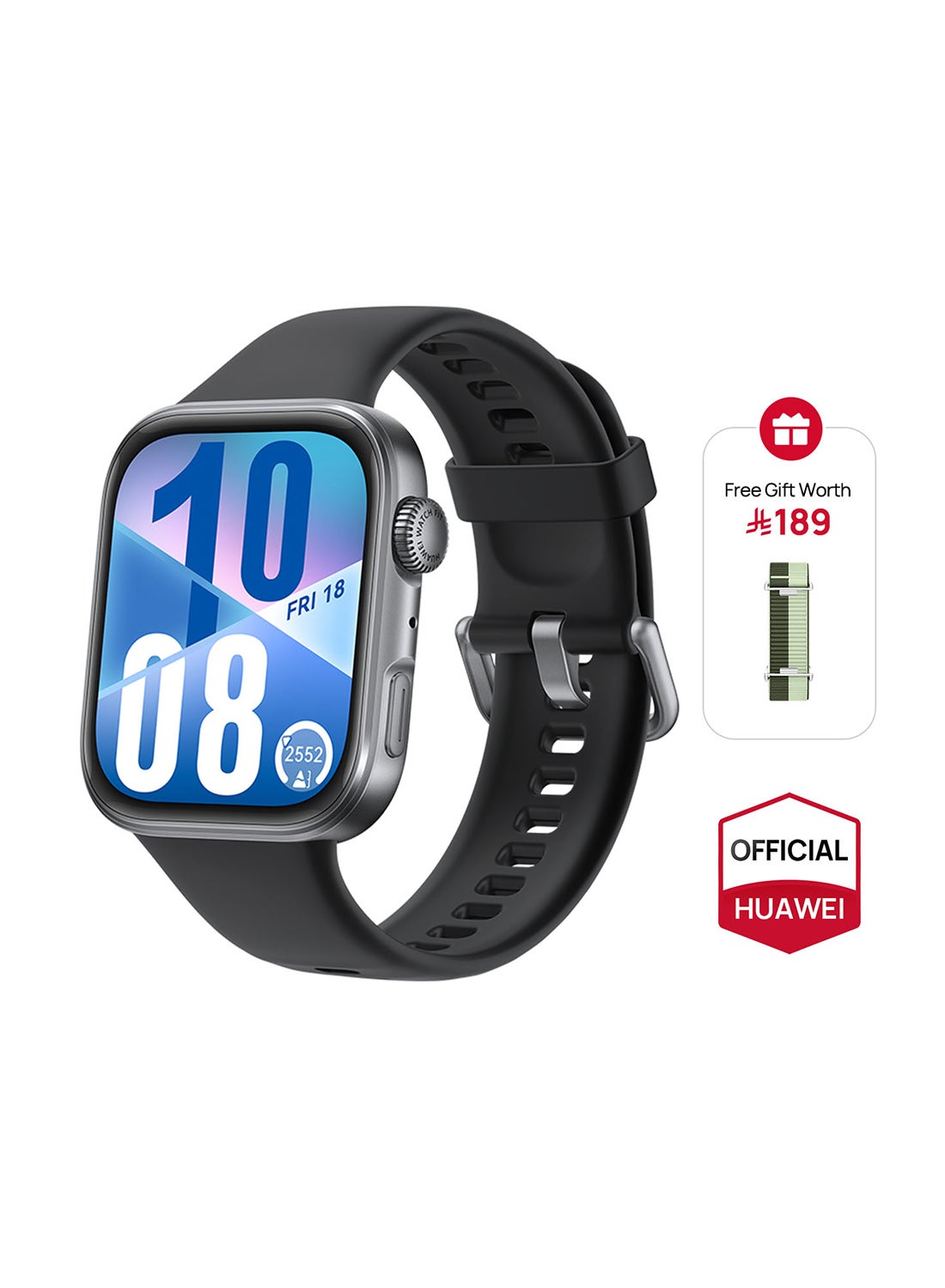 Compare WATCH FIT 4 Smart Watch, 1.82Inch Display, 100+ Sports Modes, Heart Rate Monitor, Emotional Wellbeing Assistant, up to 10Day Battery Life, iOS And Android + Free Strap  Black at KSA Price