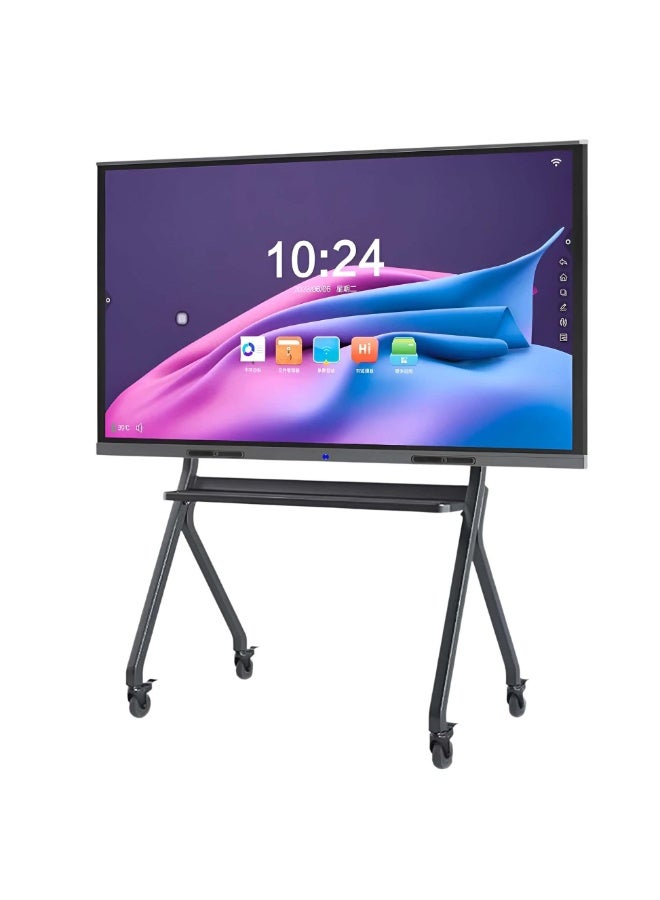 Compare CRONY TX861 86 Inch Interactive Whiteboard, 4K UHD DLED Touch Screen Smart Conference Machine with 40Point Infrared Touch, Android 14, 8GB+128GB, LANWiFi4G, Multiple Ports for Classroom, Meeting Room, Advertising Display at KSA Price