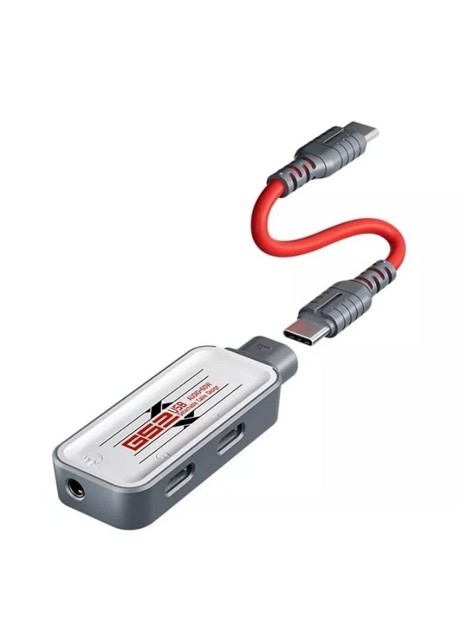 Compare PLEXTONE GS2 Detachable 3 in 1 Double type C + Aux  Gaming Adapter and Converter  HD Audio + 60W Fast Charge , with Extra 60cm Long Cord, for RedMagic, iPad, iPhone, Mobile, Laptops, Samsung and Android at KSA Price
