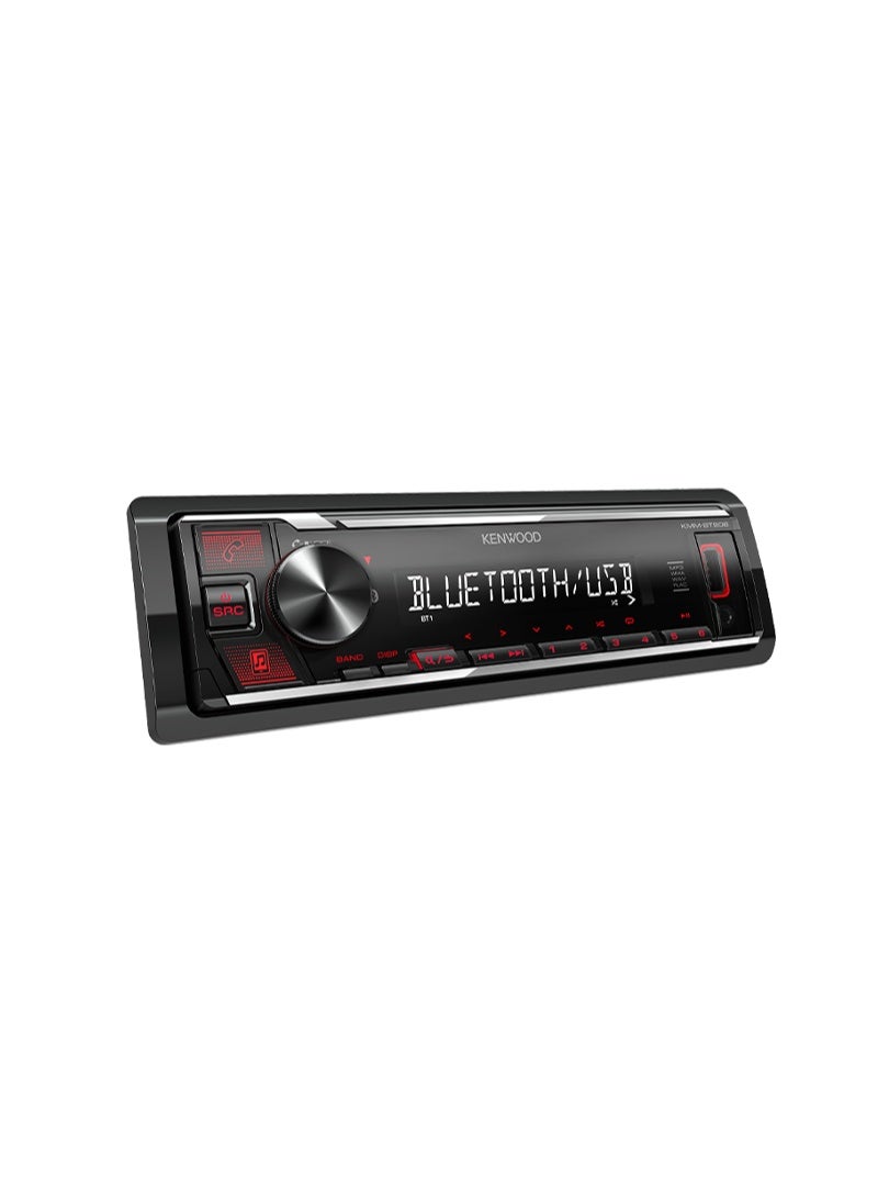 Compare Kenwood KMMBT208 – Compact Digital Media Receiver  Single DIN Car Stereo with Bluetooth and USBAUX Inputs at KSA Price
