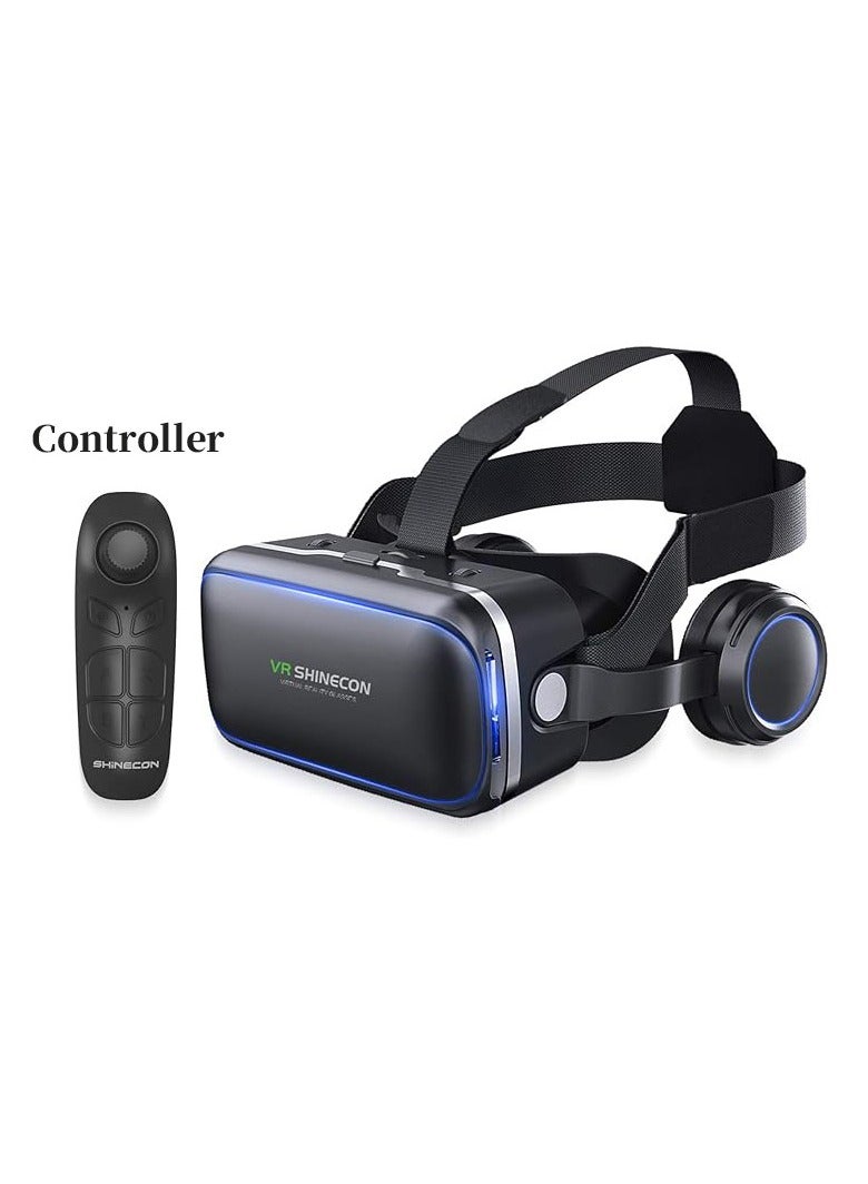 Compare 3D VR Box 3D VR Glasses for TV, Movies, And Video Games, VR Headset With Remote Control, Virtual Reality Headset Compatible With IPhoneAndroid Phones, Compatible With 4.76.53 Inches at KSA Price