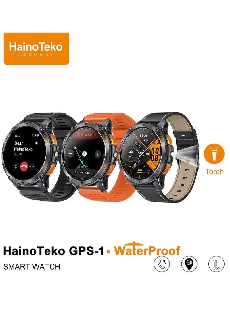 Haino Teko GPS-1 AMOLED Display Smartwatch for Men…