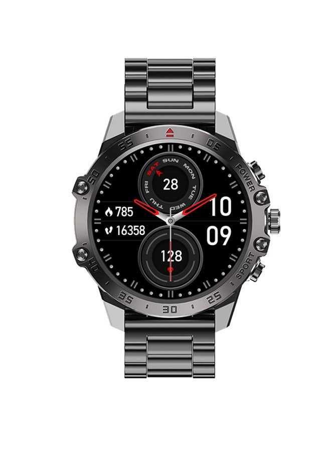 Compare LENYES LW250 Smart Watch , Business Smartwatch, lP68 Waterproof Fitness Watch, Bluetooth Calling, Compatible with Android and iOS, Smartwatch for Men, Zinc Alloy Vacuum Plating, Heart Rate Monitoring,Silver at KSA Price