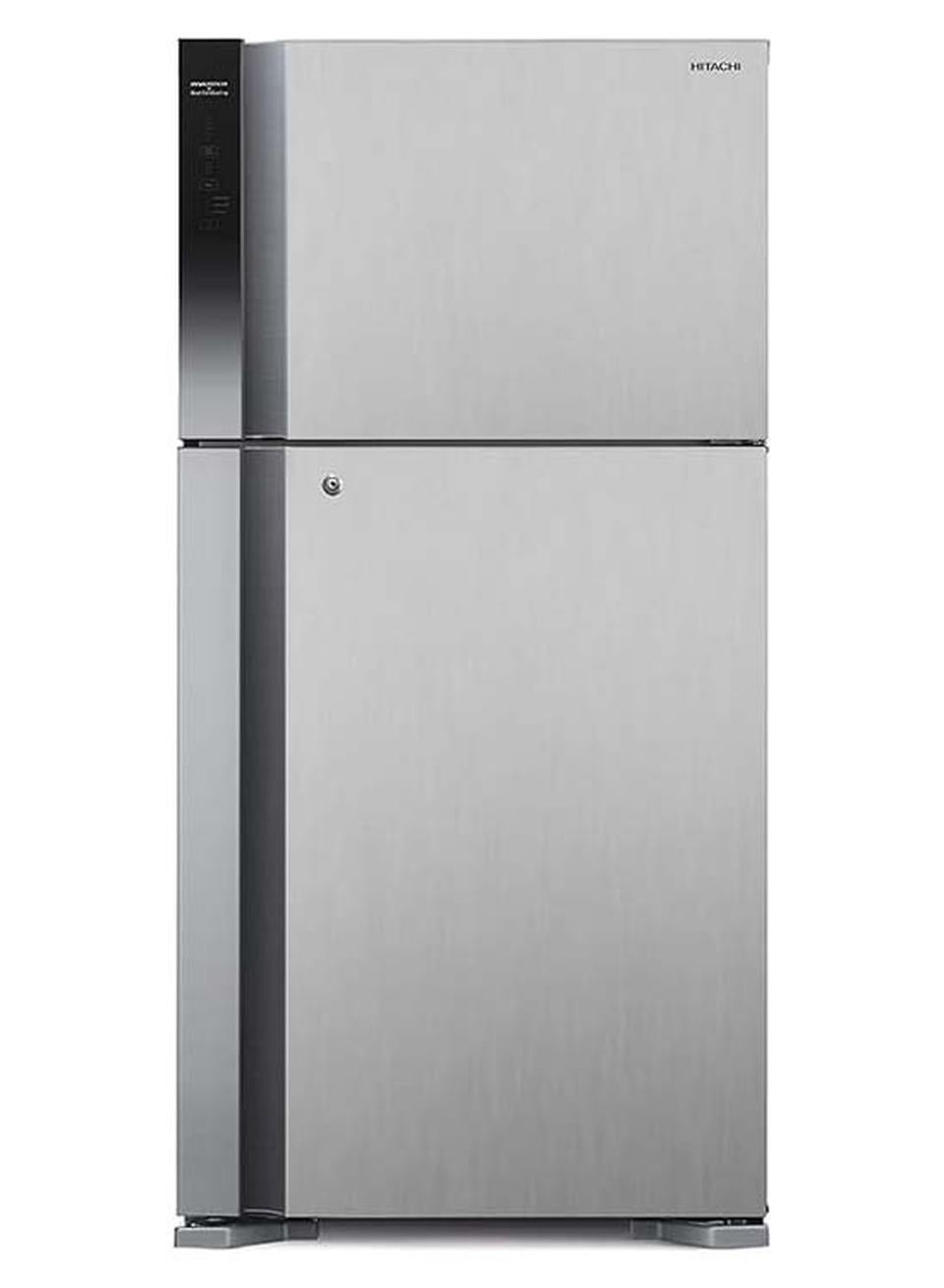 Compare 715L Gross And 510L Net Capacity Top Mount Double Door Refrigerator, 2 Doors Fridge With Dual Fan Cooling, Touch Screen Control, Twist Ice Tray 150 W RV715PUK7KPSV Silver at KSA Price
