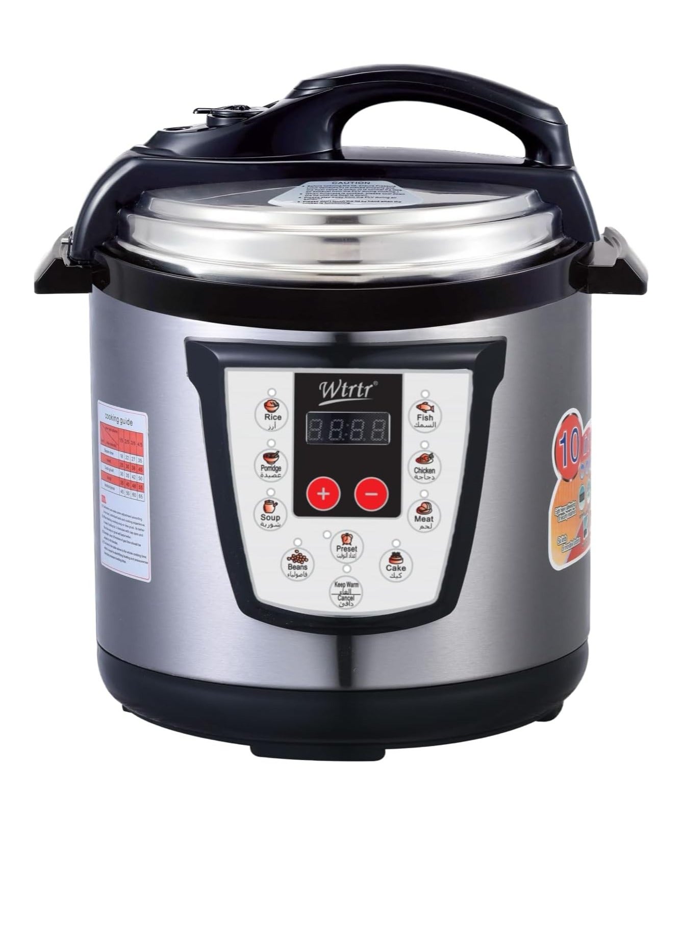 6L Electric Pressure Cooker – 1000W Multi-Function…
