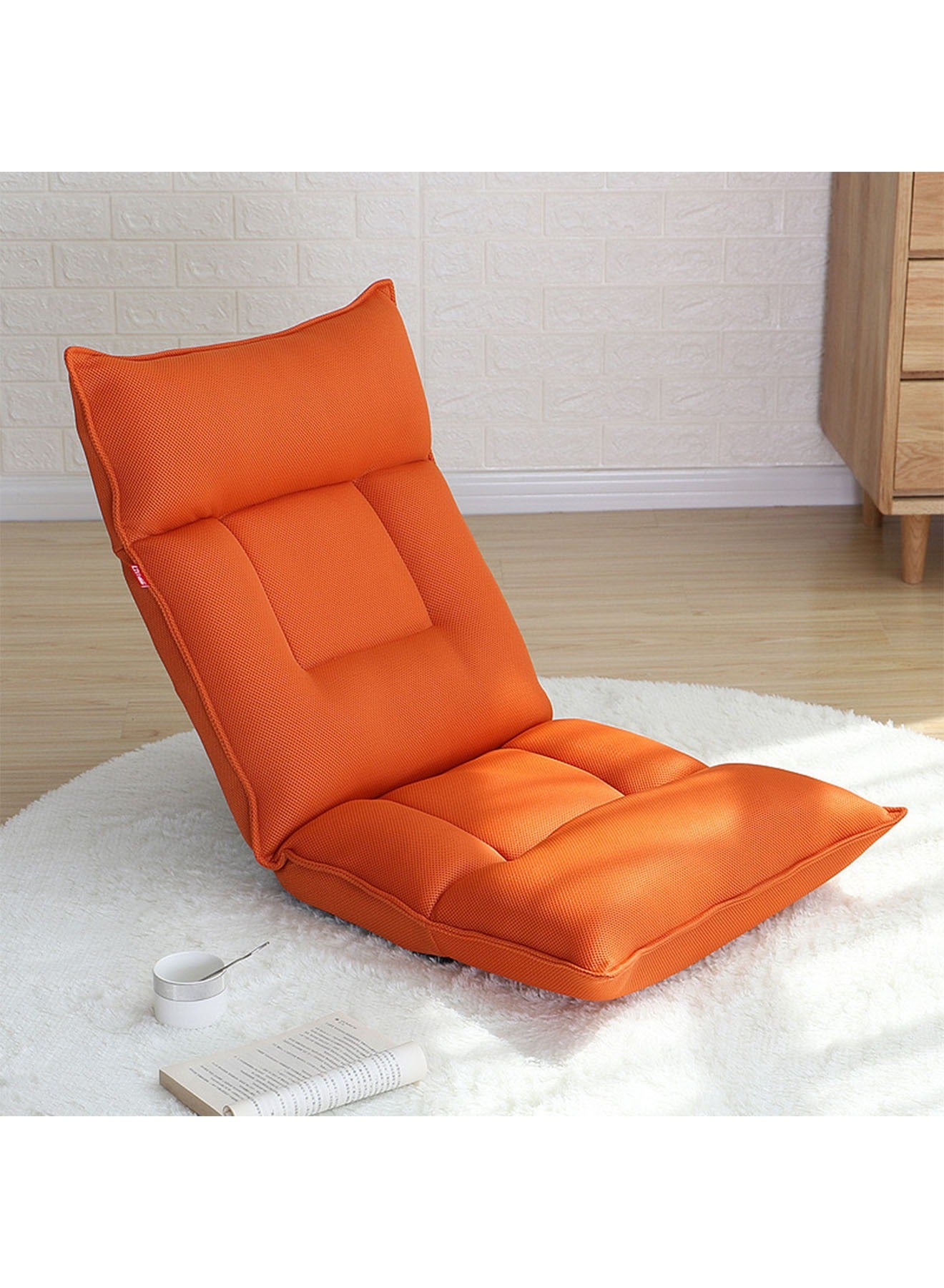 Floor Chair Lazy Sofa Adjustable Padded Folding Chair…