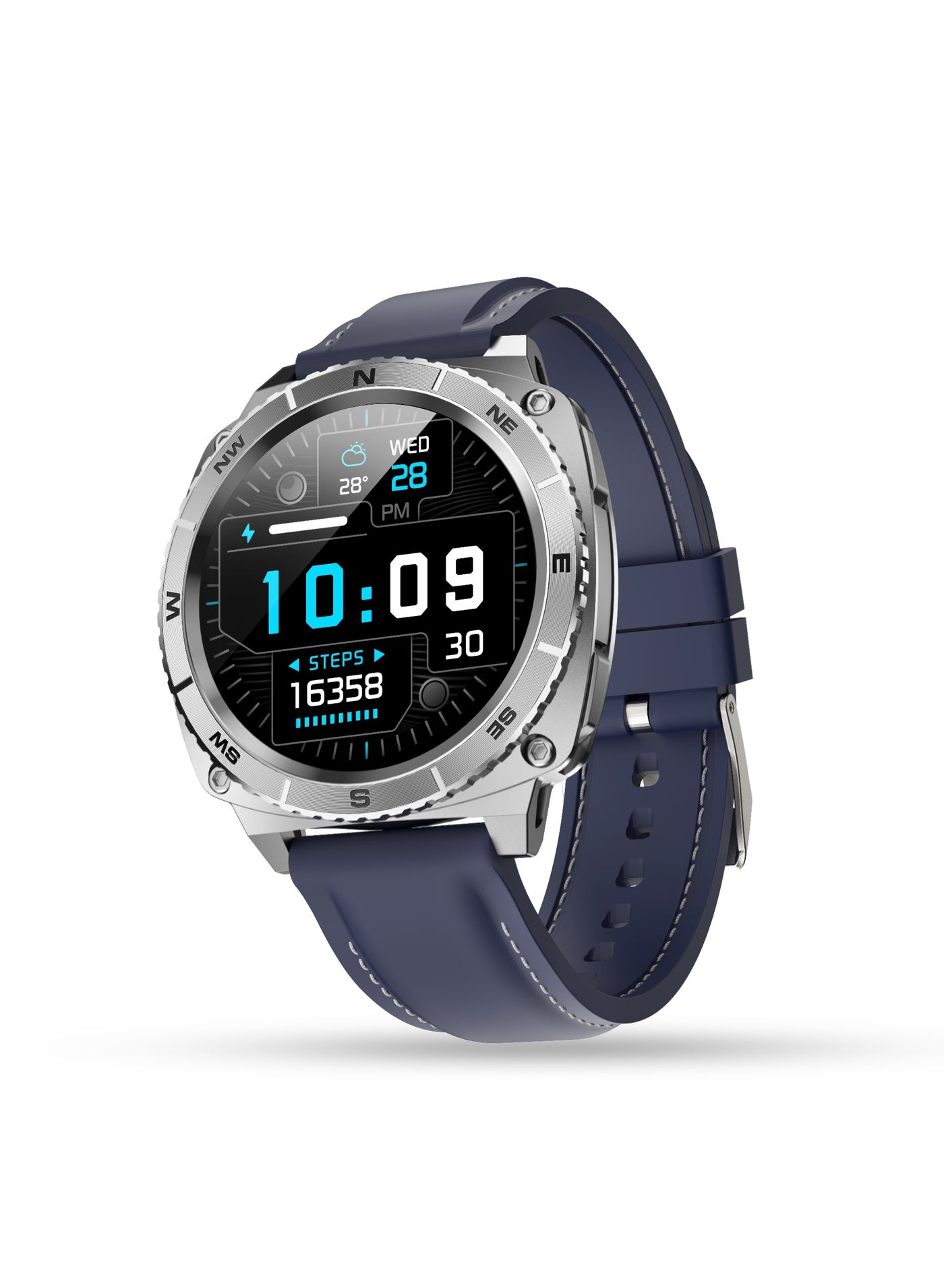 G-Tab GTR6 Smart Watch with Rotating Bezel, 1.43-Inch…