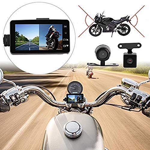 Compare Motorcycle Dash Cam with Dual 1080P Waterproof Night Vision Cameras and 3 Screen  Driving Recorder with 140° WideAngle Lens at KSA Price