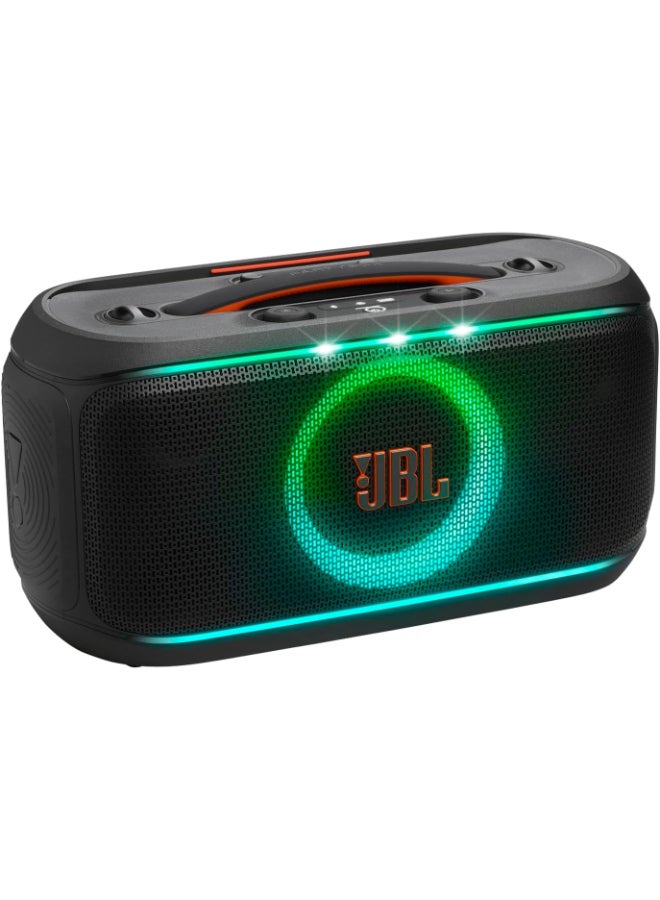 Compare PartyBox OnTheGo 2 – Portable Party Speaker with Wireless Mic, Dynamic Lightshow & 15Hrs Playtime JBLPARTYBOXOTG2BUK black at KSA Price