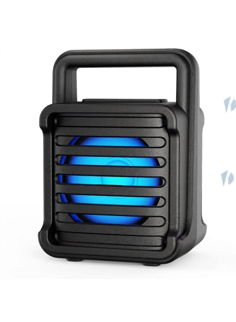 Portable Wireless Bluetooth Speaker with LED Light,…