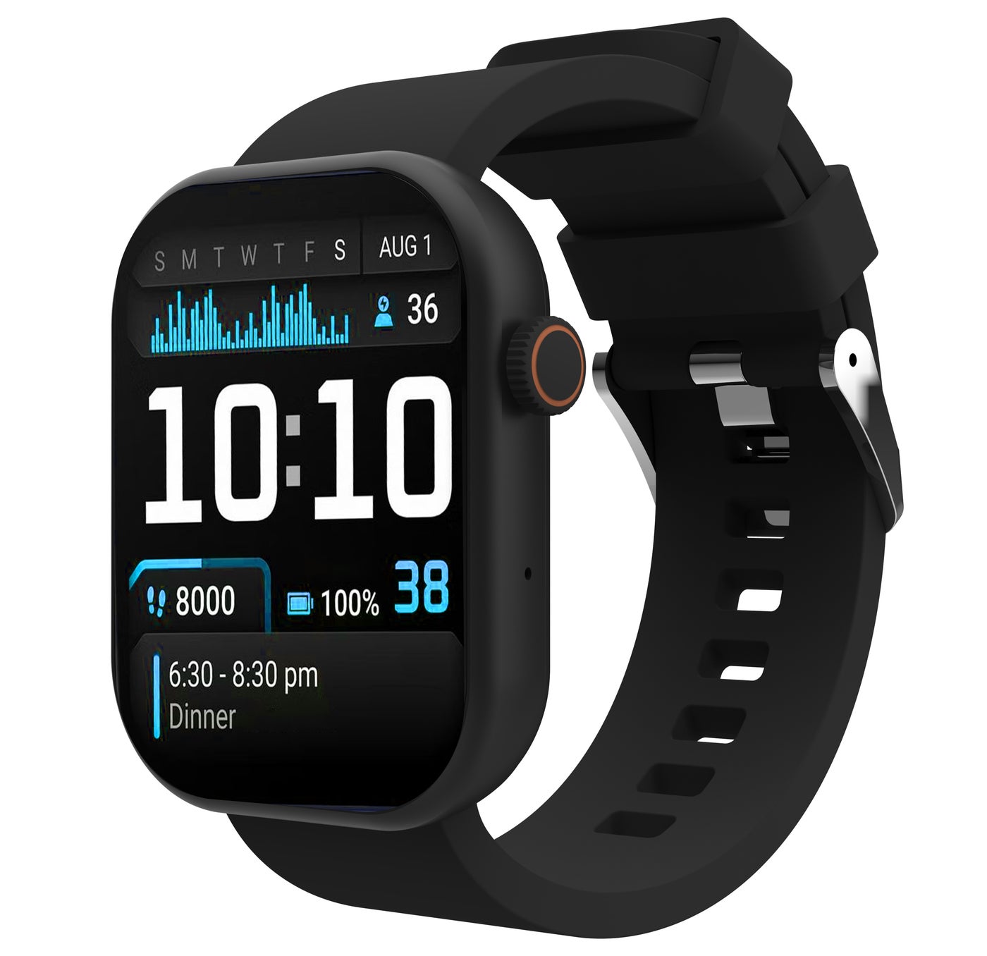 Compare GTab GLS1 Smart watch for Women Bluetooth Calling, 1.75” Full Touch Screen Heart Rate, Sleep & Fitness Tracker AI Assistant Waterproof 15 days Standby Compatible with Android & iOS – Black at KSA Price
