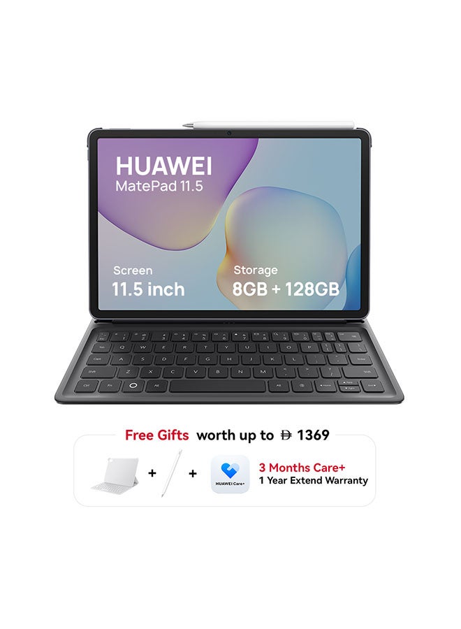 Compare MatePad 11.5 2025 Gray 8GB RAM 128GB WiFi Detachable Keyboard + FOC With 1 Year Extended Warranty Exclusive to Noon  Middle East Version at KSA Price