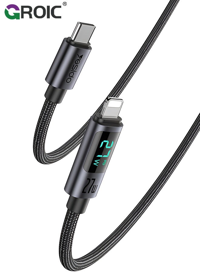 USB C to Lightning Cable, 4FT Charging…