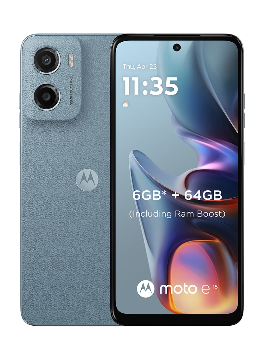Compare E15 4G Dual SIM Misty Blue 2GB RAM 64GB  Middle East Version at KSA Price