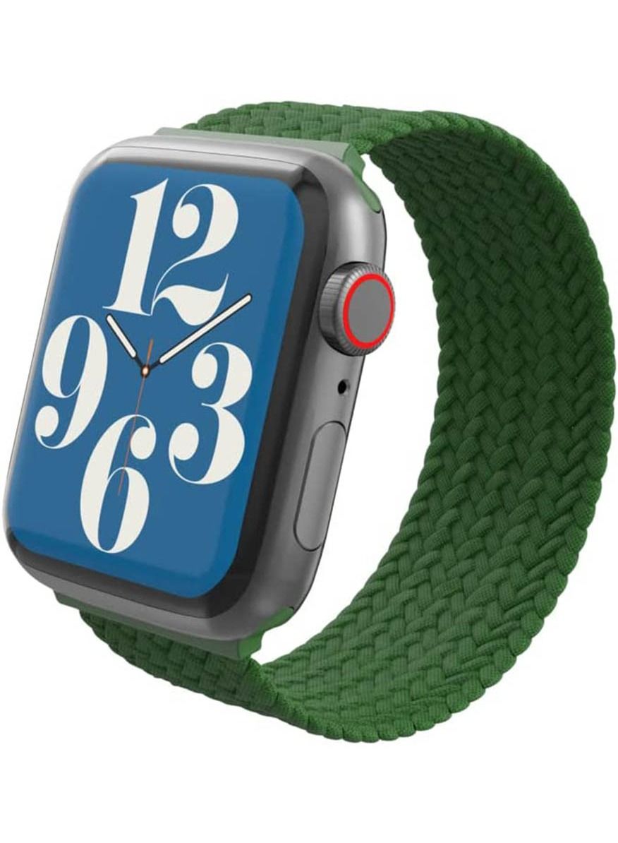 Compare Braided Apple Watch Series 87 41mm, Series 6SE54 40mm and Series 321 38mm  Forest Green at KSA Price