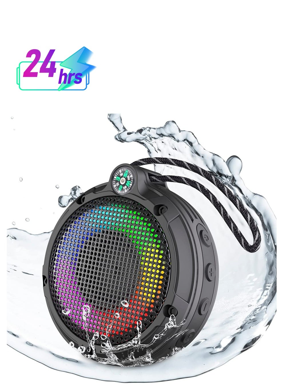 Portable Bluetooth Speaker, IPX7 Waterproof Outdoor…