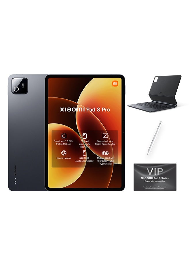 Compare Pad 8 Pro Gray 12GB RAM 512GB WiFi + Pen & Keyboard  with 3pin Adaptor  Global Version at KSA Price