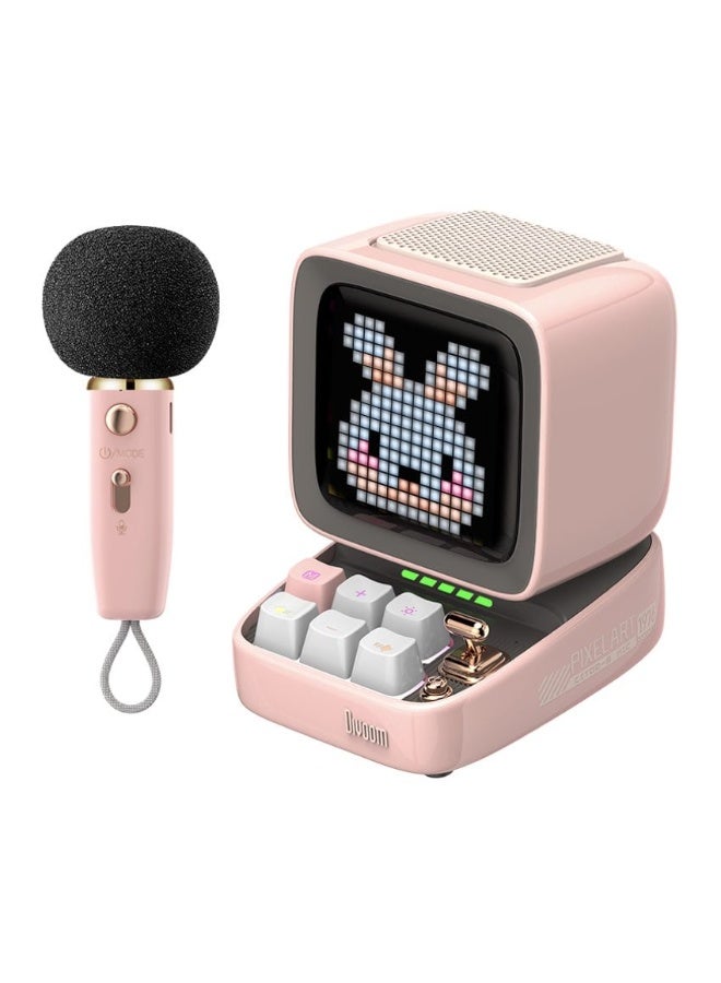 Compare Ditoo5M Speaker Pink Pixel Art Bluetooth Speaker at KSA Price