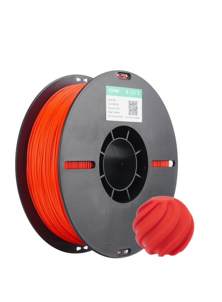 eSUN PLA+ RGB Red 1.75mm, 1KG/ Roll, Crack Resistant…