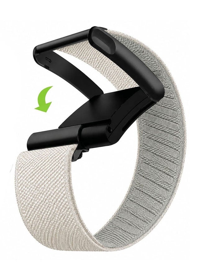 Compare Whoop 5.0 MG Nylon Band, Adjustable Stretch Sport Band Replacement with Secure QuickClip Hardware, Breathable Athletic Wristband for Men and Women BeigeBlack Holder at KSA Price