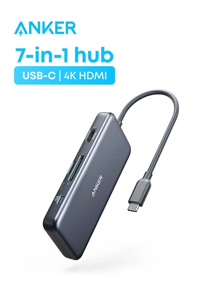 USB C Hub, 341 USB-C Hub (7-in-1) with…