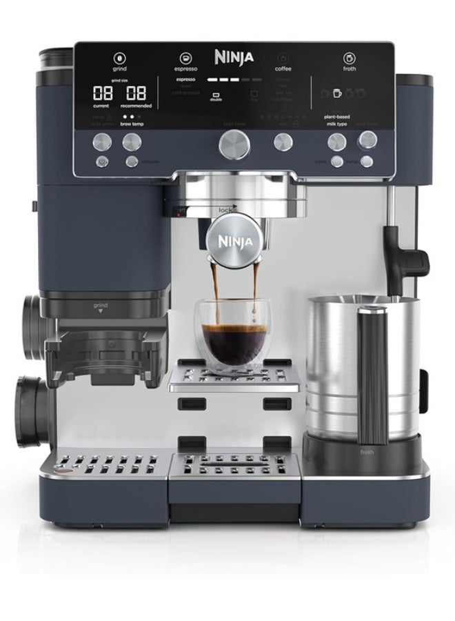 Compare Ninja Luxe Cafe Manual Espresso Machine, Cyberspace ES601CYANZ 2 L 1650 W ES601CYANZ Cyberspace at KSA Price