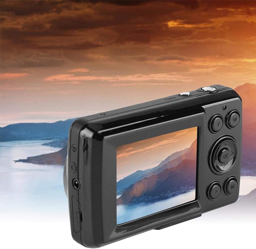 Compare Black Digital Camera Recorder 2MP 720P 30FPS HD Vlogging Camera for Kids Teens Beginners at KSA Price