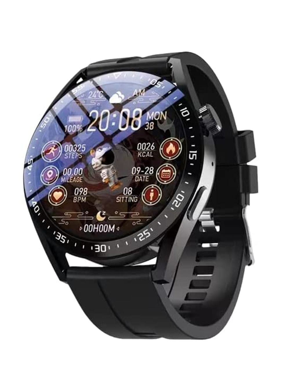 Compare SmartWatch NFC Smart Watch Men 1.39 Inch HD Screen Voice Assistant Bluetooth Call Calories Color blank at KSA Price