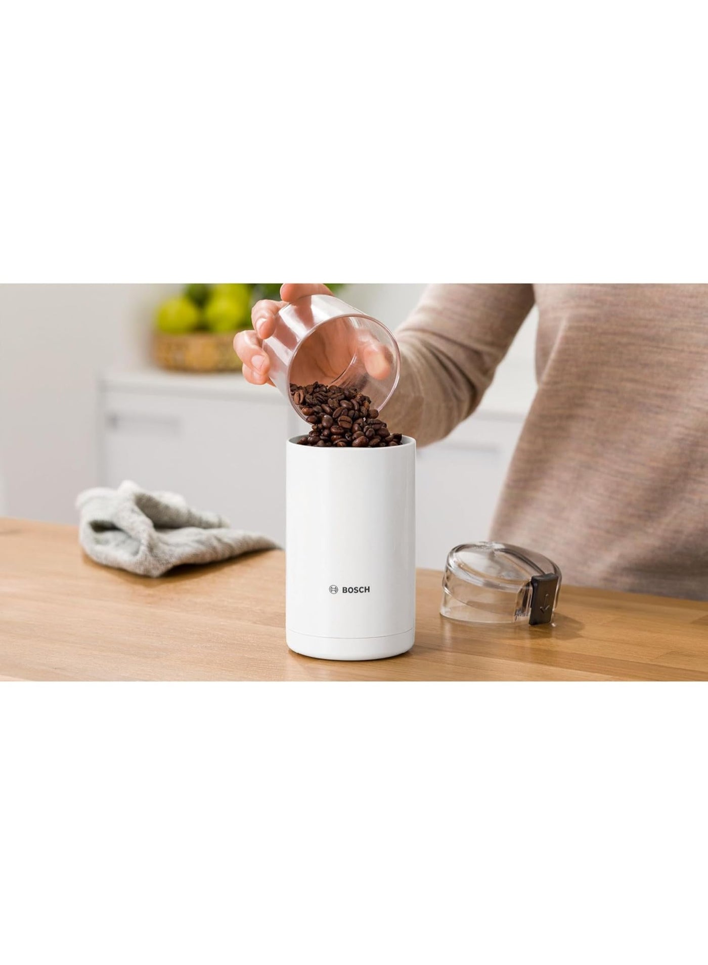 Compare Bosch TSM6A011W Kitchen Coffee Grinder, White 0.08 kg 180 W TSM6A011W WHITE at KSA Price