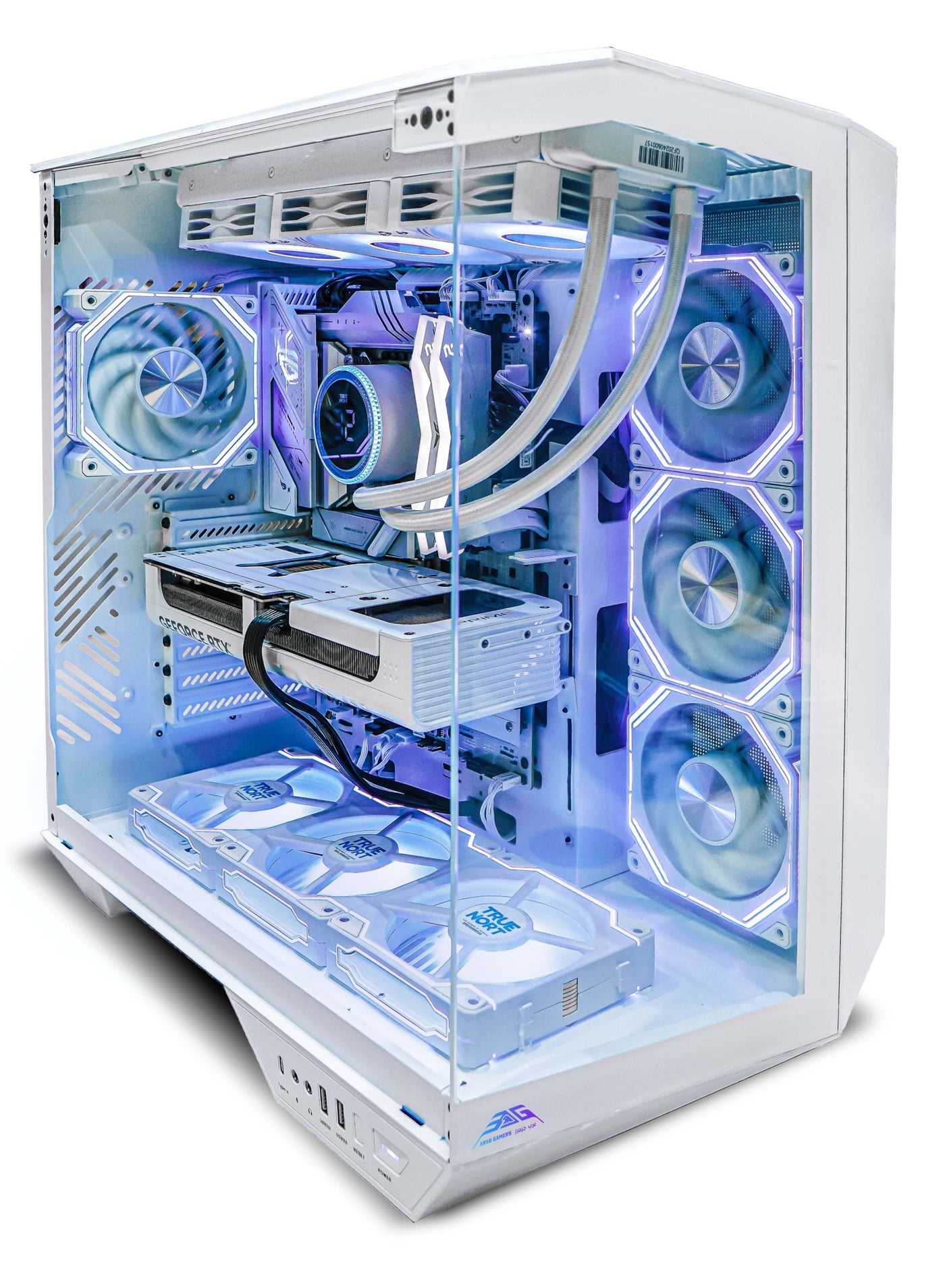 Compare Hyper Vault  Glacier White Gaming PC – AMD Ryzen 5 7600X | 16GB RAM | 1TB SSD |NVIDIA GeForce RTX 5060 Graphic Card | Windows 11 Pro | Gaming Case White at KSA Price