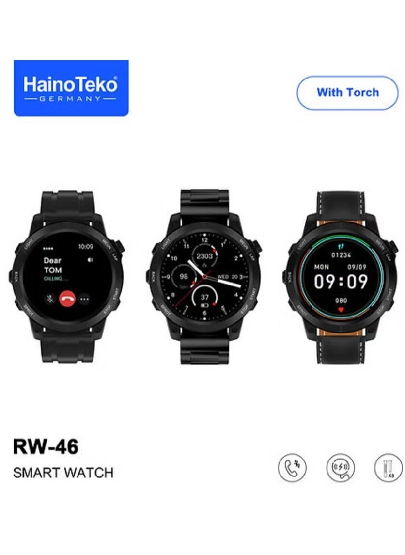 RW46 Round Shape AMOLED Display Smart Watch with Built-in…
